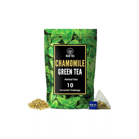 Ромашковий зелений чай  10 пірамідок Blue Tea 8906153092027