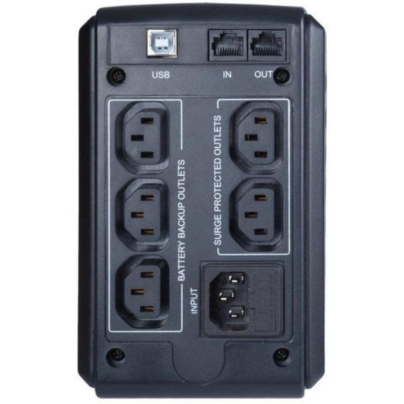 Пристрій безперебійного живлення Powercom SPT-700-II LED Powercom (SPT.700.II.LED) | Зображення 2
