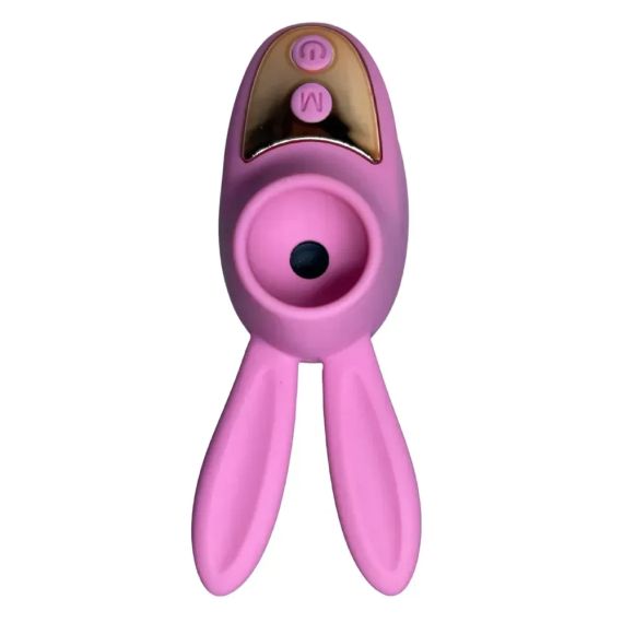 Вібростимулятор на палець Зайчик Passion Play, 12 режимів вібрації + 3 інтенсивності, рожевий Sex Aura | Зображення 1