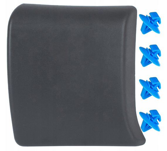 Nissan Primastar (01-13) правая боковая планка молдинг на стойку (за передней дверью) серая, Ниссан Примастар