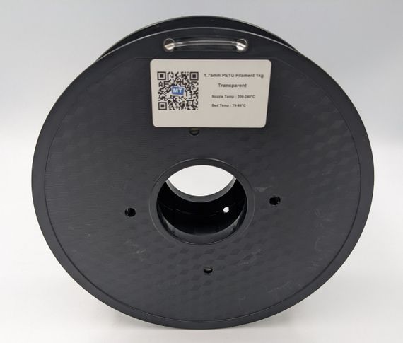 PETG-пластик MT Filament для 3D-принтера 1.75 мм 1 кг прозрачный натуральный (3DMT-PETG1.75-01-NT) | Зображення 2
