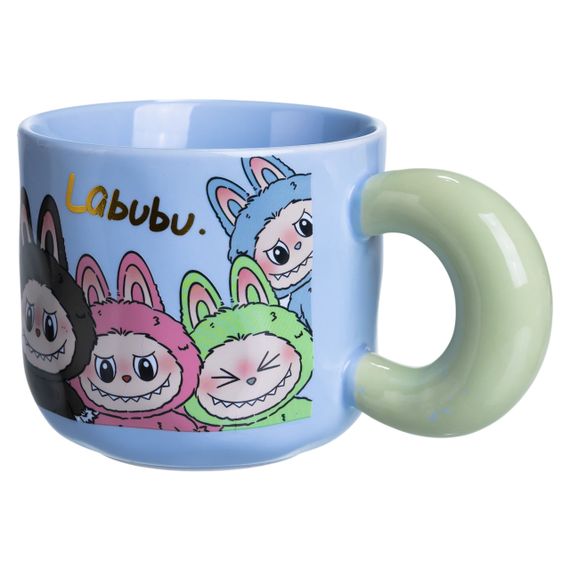 Чашка фарфоровая Labubu 400 (мл) подарочная кружка прикольная чашка для детей на подарок FM-22D | Зображення 2
