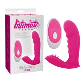 Вібратор із кліторальною стимуляцією Chisa Intimate Melody Strapless Strap-on, рожевий Sex Aura