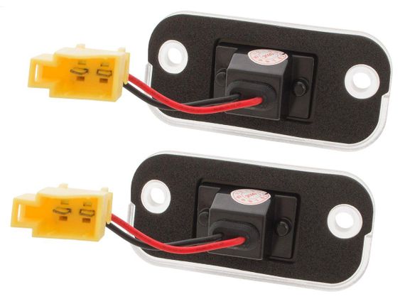 VW Jetta II (84-92) светодиодные LED лампочки подсветки номерного знака (2 шт комплект), Фольцваген Джетта 2 | Зображення 1