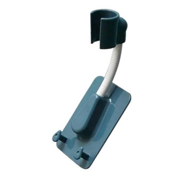 Тримач для душової лійки на присосці Синій