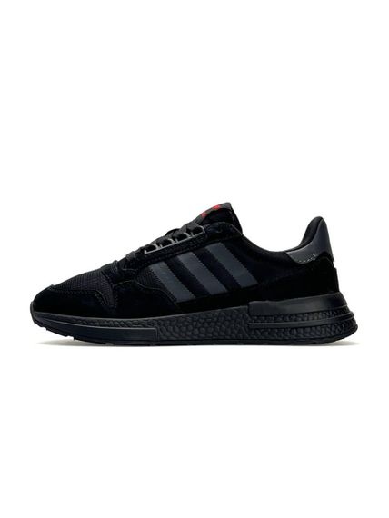 Кроссовки ZX 500 RM All Black замша , текстиль весна / лето / осень A3614 | Зображення 2