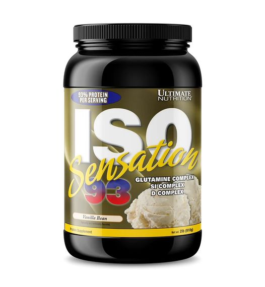 Протеин Ultimate Nutrition Iso Sensation 93 910 g /28 servings/ Vanilla Bean