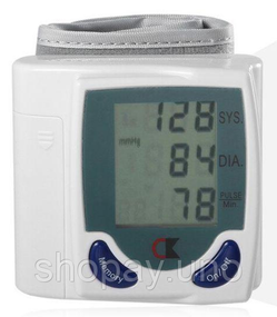 Цифровой автоматический тонометр Blood Pressure Monitor для измерения АД и пульса -VN-31