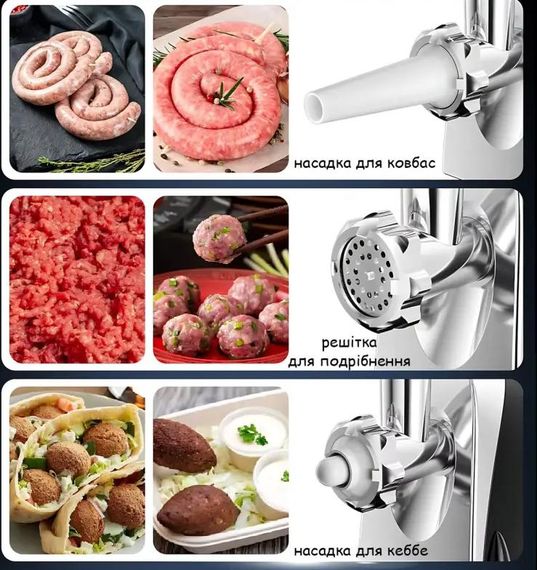 Мясорубка DOMOTEC MS-2028 4500W | Зображення 1