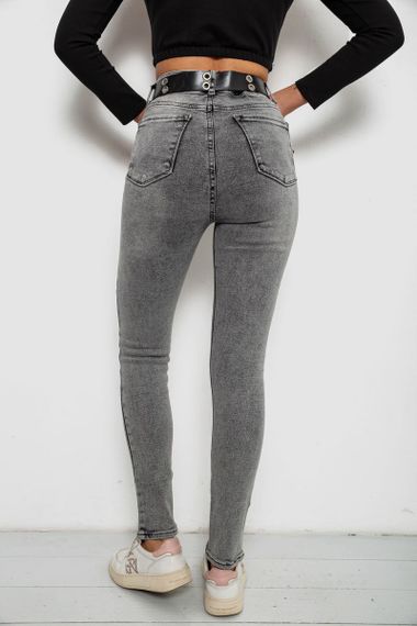 Джинси жіночі Skinny, колір сірий, 244R00624 | Зображення 3