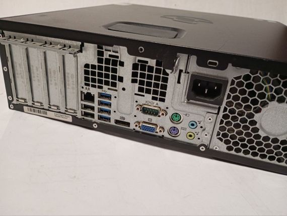 Комплект ПК Б-клас: HP Compaq Pro 6300 SFF / Intel Core i5-3470 (4 ядра по 3,2 - 3,6 ГГц) / 8 ГБ DDR3 / 500 ГБ HDD / Intel HD Graphics 2500 + Монітор LG Flatron E2242C-BN / 22" (1920x1080) TN / 1x VGA / VESA 75x75 б/в | Зображення 4