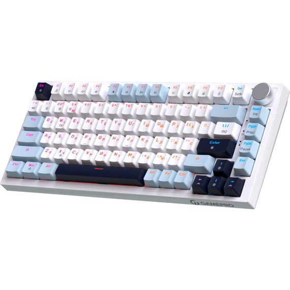 Клавіатура GamePro Genesis Warden MK160BL Outemu Swithes USB White (MK160BL) | Зображення 1