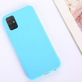 Чохол Candy Silicone для Samsung Galaxy A02s колір Бірюзовий