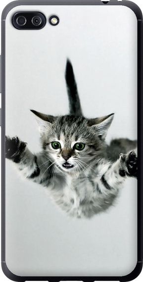 Чехол на Asus ZenFone 4 Max ZC554KL Летящий котёнок "2322u-1035-17620"