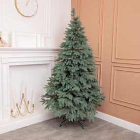 Лита штучна ялинка 2,3 м блакитна Шепетовська Преміум KOS-SHPBL23