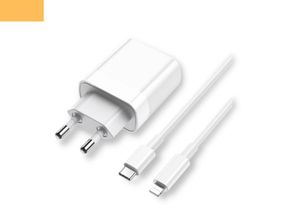 Мережевий зарядний пристрій блок живлення для телефону та планшета XPRO C80A PD20W+QC3.0 Type-C to Lightning білий (21664-01)