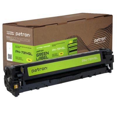 Картридж Patron Canon 731 Green Label, yellow (PN-731YGL)