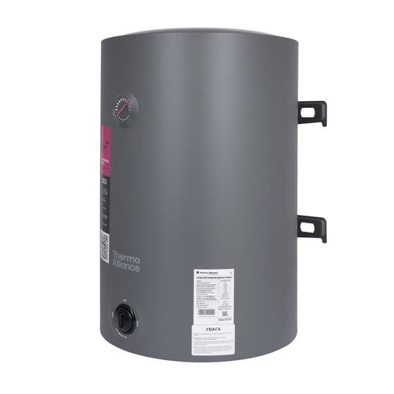 Водонагрівач електричний Thermo Alliance 100 л, Grey, універсальний, мокрий ТЕН 1,5 кВт D100VH15Q3G | Зображення 3