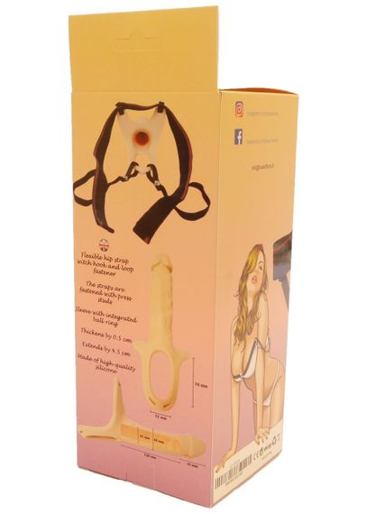 Страпон Hollow Strap-on Super Hero Sex Aura | Зображення 2