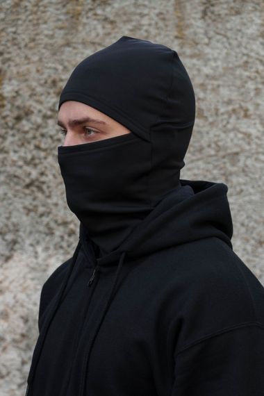 Гірськолижна бавовняна балаклава Without Extreme Black