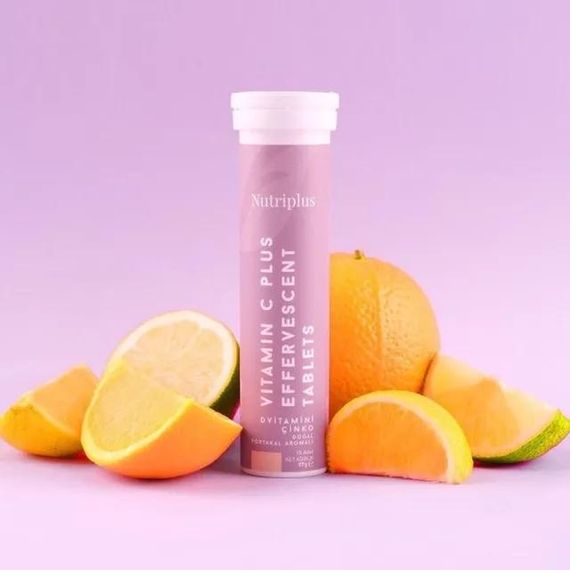 Шипучий Вітамін С Плюс у таблетках Nutriplus Farmasi 15 шт | Зображення 6
