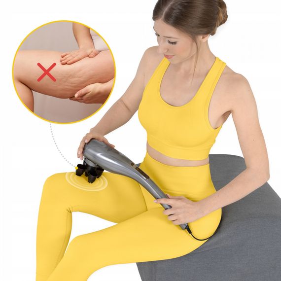 Ручний вібраційний масажер для тіла 4FIZJO Long Stick 7 в 1 4FJ0555 Grey (P-5907739319135) | Зображення 9