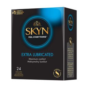 Безлатексные презервативы SKYN Extra Lubricated 24 шт, на 40 % больше смазки Sex Aura