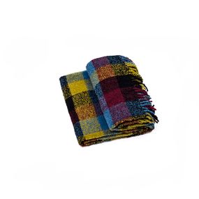 Плед Home Line 66184 Україна 140x200  Вовна, Поліестер Червоний, Синій, Жовтий