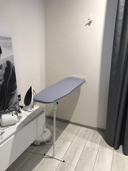 Прасувальна дошка настінна на опорі з амортизаторами, 114*34 | Зображення 2