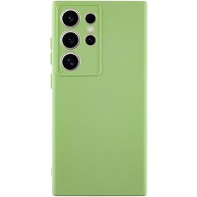 Чохол TPU GETMAN Liquid Silk Full Camera для Samsung Galaxy S24 Ultra Зелений / Pistachio