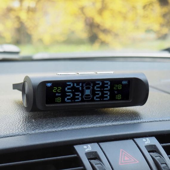 Система контролю тиску в шинах із зовнішніми датчиками TPMS+SOLAR / Датчик тиску шин із сонячною батареєю | Зображення 4