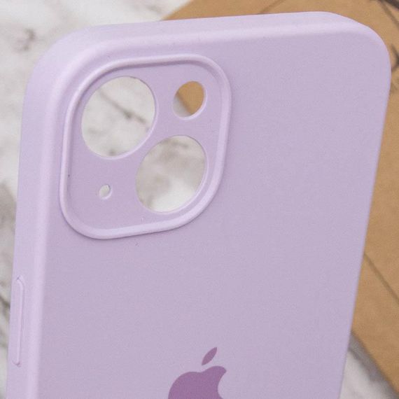 Чохол Silicone Case Full Camera Protective (AA) для Apple iPhone 15 Plus (6.7") Бузковий / Lilac | Зображення 5