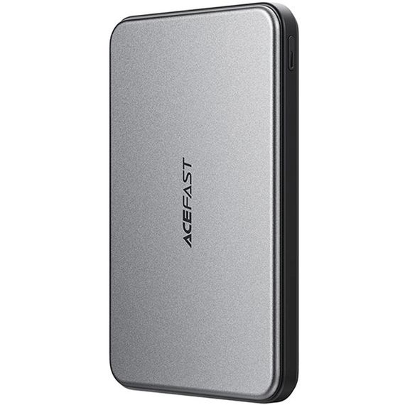 Портативное ЗУ Power Bank Acefast M30 PD20W с БЗУ with cable 5000 mAh Black