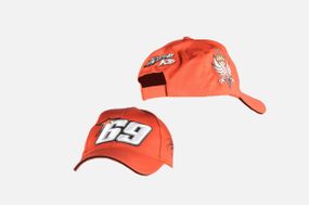 Бейсболка   69 NICKY HAYDEN   (красная, 100% хлопок)