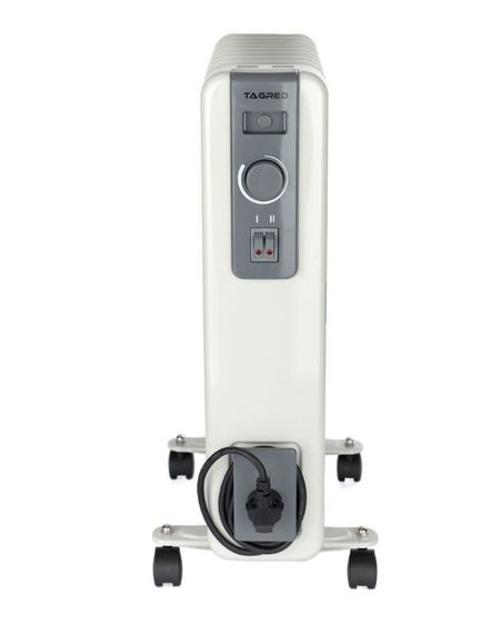 Електричний радіатор Tagred 2,0 кВт, площа обігріву 20 кв.м., білий, підлоговий, 8 секцій (TA920) | Зображення 6