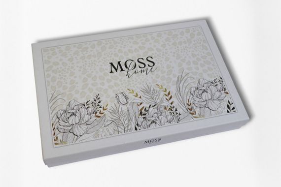Постільна білизна Moss Digital Satin 200 x 220 см  Buket | Зображення 5
