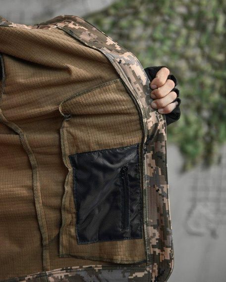 Тактический костюм софтшел REVIVAL  пиксель НП4883 | Зображення 5