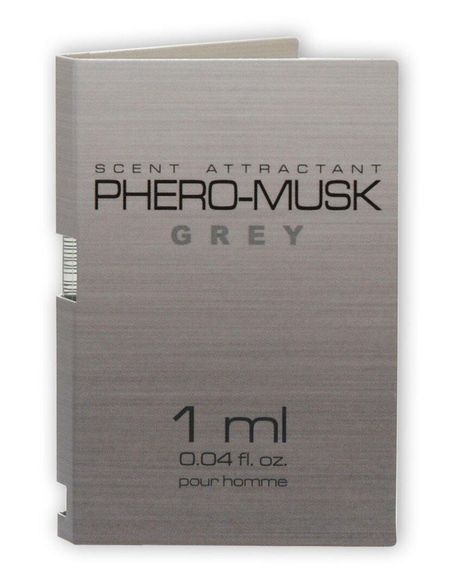 Духи з феромонами для чоловіків PHERO-MUSK Grey, 1 ml Sex Aura