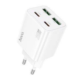 МЗП Hoco N55 Fundador PD20W four-port (2USB-A/2C) White