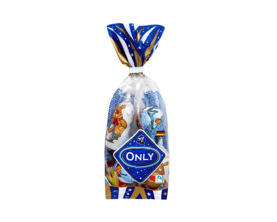 Шоколадный набор новогодний Only игрушки на елку Санта Клаус, 100 г, Австрия (7 штук в пакете)