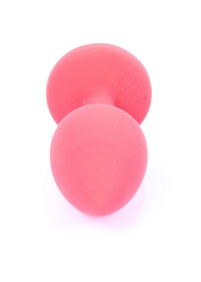 Анальна пробка - Jewellery Silicone Red Plug S Blue Sex Aura | Зображення 4