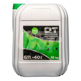 Антифриз зеленый QT MEG EXTRA G11 до -40 10кг 10л