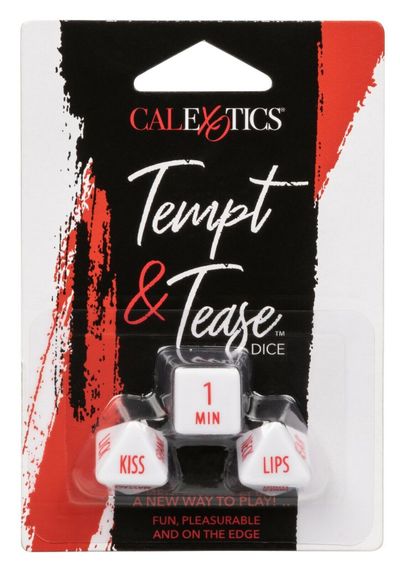 Секс гра кубики Cal Exotics Tempt & Tease Dice Tempt & Tease Dice | Зображення 1