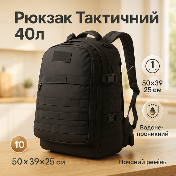 Тактичний рюкзак для відпочинку ЗСУ, Рюкзак туристичний міцний Тактичний для виживання JO-18
