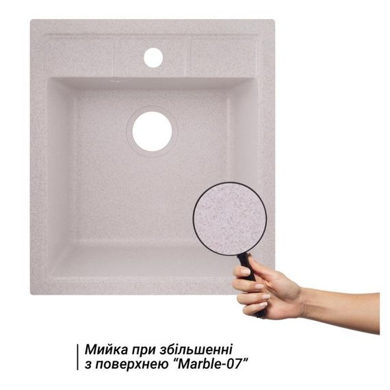 Кухонная мойка Lidz 460х515/200 MAR-07 (LIDZMAR07460515200) | Зображення 2