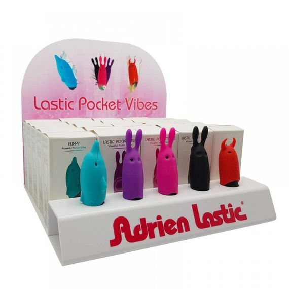 Міні-вібратор у вигляді дельфінчика, блакитний, Adrien Lastic Pocket Vibe Flippy Blue, 7,5 х 2,5 см Sex Aura | Зображення 2