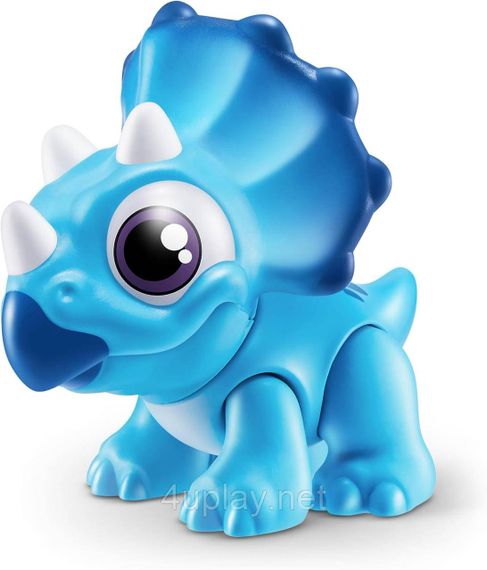 Игровой набор с динозавром Трицератопс и тестом для лепки Zuru Smashers Junior Dino Triceratops | Зображення 2