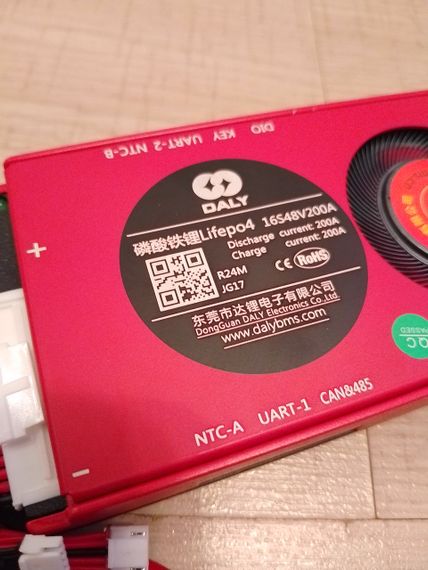 Смарт БМС Smart Bms для LiFePO4 16s 48v 200a lite | Зображення 2
