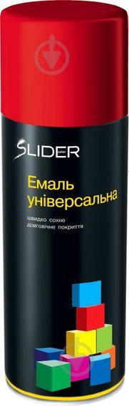 Емаль аерозольна Lider RAL 3002 400 мл темно-червона