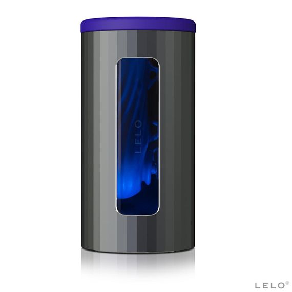 Смарт мастурбатор LELO F1S V2 Blue, вібрації, технологія SENSONIC, гра в застосунку Sex Aura